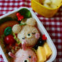 キャラ弁**うさちゃん＆くまちゃん