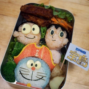 テレ朝ドラえもん 宝島クッキング ドラえもんなかよし弁当 By Momoさん レシピブログ 料理ブログのレシピ満載