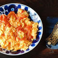 夏にお勧めの卵料理♡トマトと卵の中華風炒め【父と息子の男カレー作り】