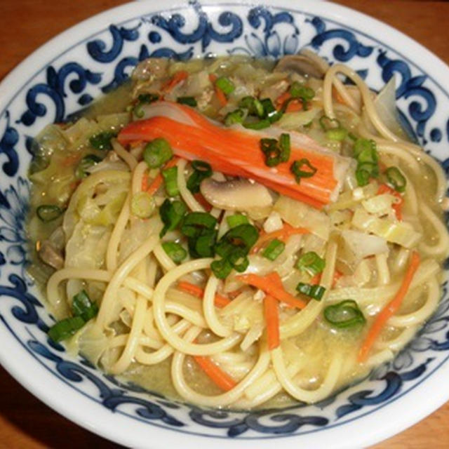 残り物の牡蠣の塩レモン マヨネーズ焼きでパスタスープ