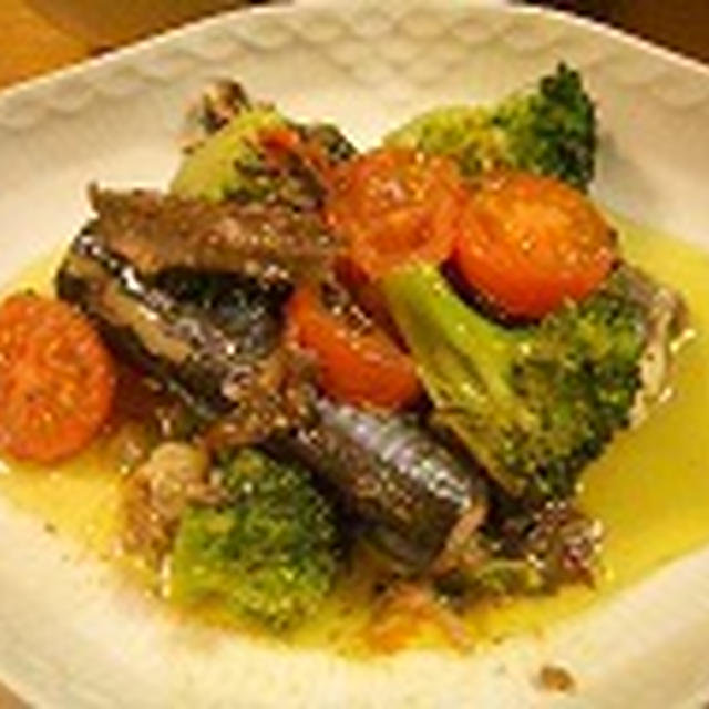 さんまのオリーブオイル煮