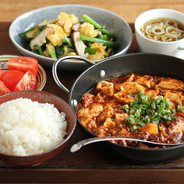 大人はシビ辛・こどもは甘口麻婆豆腐な日でした…
