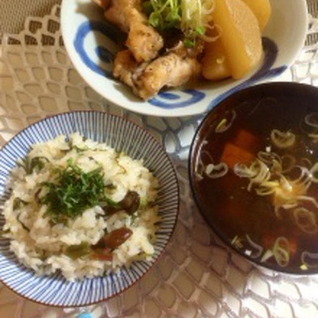 "鶏の手羽元と大根のさっぱり煮”と今日は隅田川の花火大会