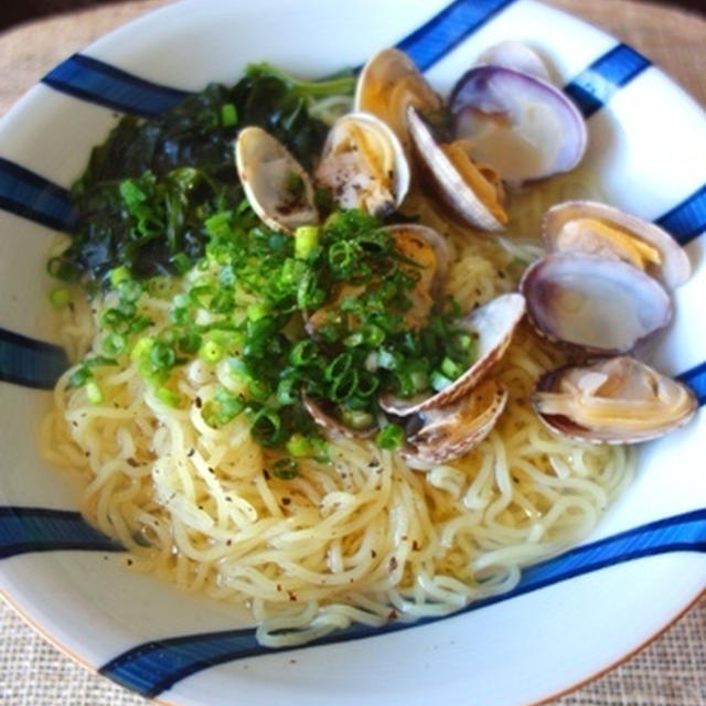 くらしのアンテナ掲載☆アサリのあっさり塩ラーメン