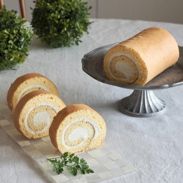 ロールケーキの天板を長方形にしたらぐるぐる巻きのができた♪ ＆楽天マラソンのお買い物