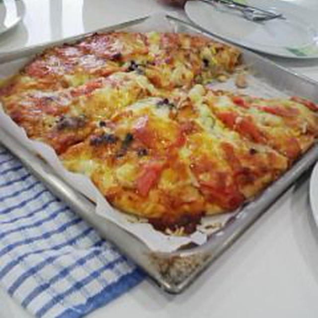 ピザの試作会