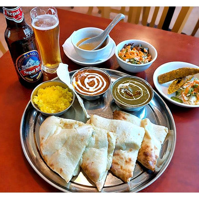 とろ～りチーズナン♪選べるディナーカレーセット「INDRENI （インドレーニ）」新馬場・東品川