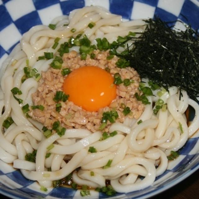 5月25日　　冷納豆うどん