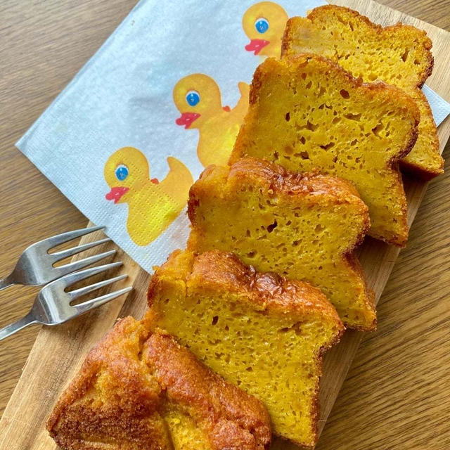 パンプキンパウンドケーキ♪