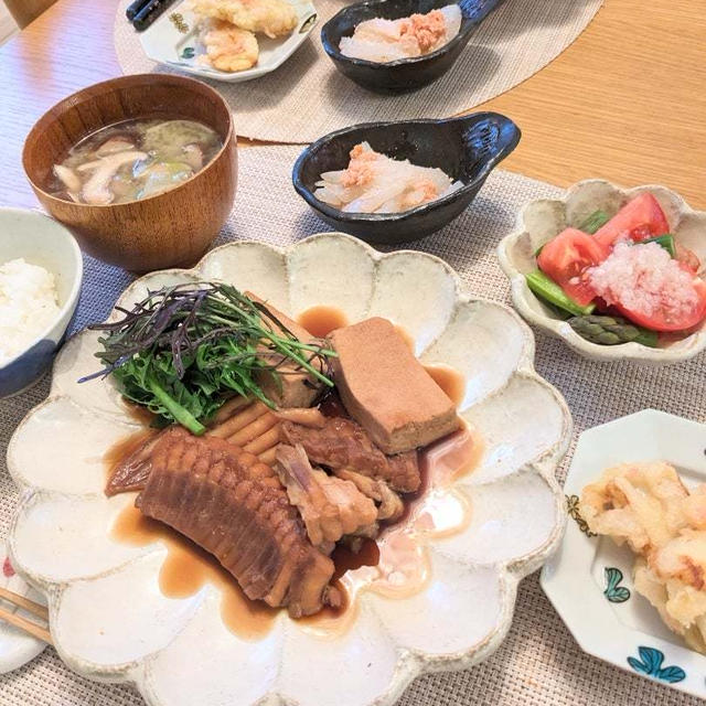 カスベの煮付け