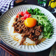 めちゃめちゃおすすめです❤するするとまらんピリ辛肉味噌素麺❤
