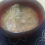 生姜入りお味噌汁で温活♪ &お好み焼きトースト(=^・^=)♡