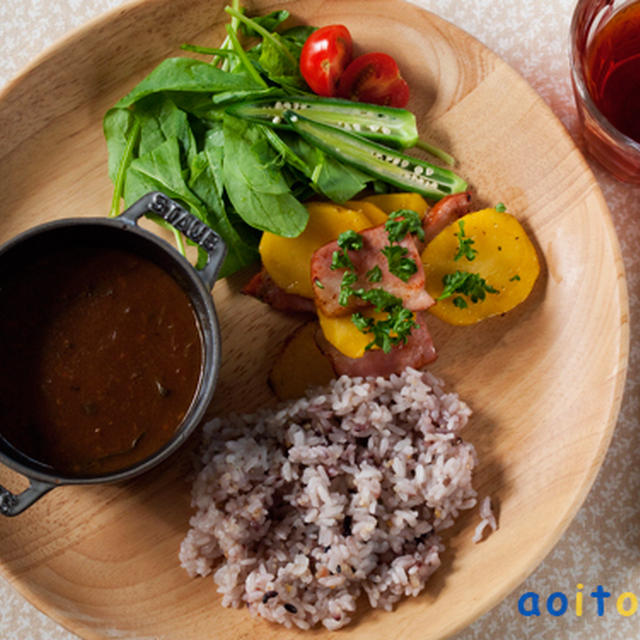 カレーのワンプレートごはん