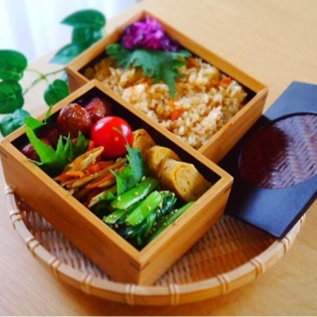 火曜日＊ちょっと蒸し蒸しの旦那くん弁当