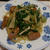 ほうれん草とセロリのバター醤油パスタ
