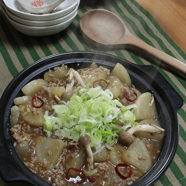 アツアツが美味しい☆麻婆大根鍋♪