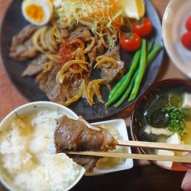 焼肉のたれで簡単につくった焼肉定食 By Koichiさん レシピブログ 料理ブログのレシピ満載