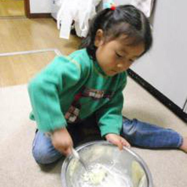 娘が頑張ったお誕生日ケーキ