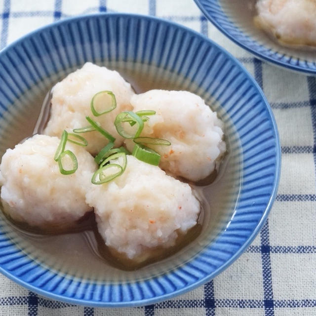 10分で料亭料理！ふわふわ絶品エビ団子のあんかけ-簡単✻時短