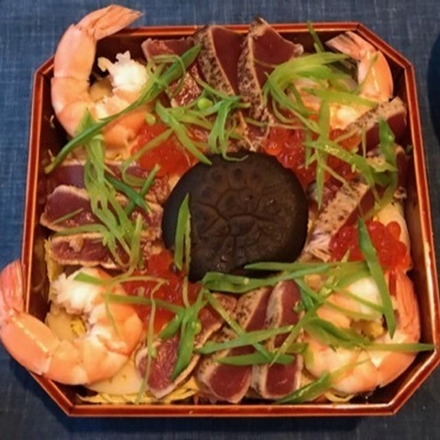 ひな祭りのちらし寿司＆タルト