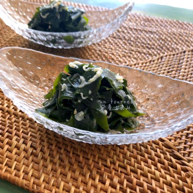 【海産物モニター】ダイエットにオススメ‼︎わかめとしらすのみそ生酢♡レシピ
