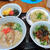 白丸豚骨+チャーシューまぶしご飯+明太子まつりごはん（一風堂）