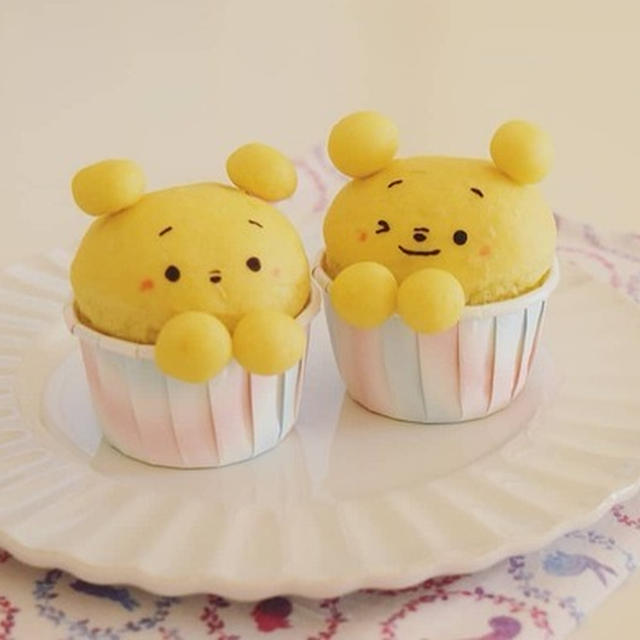 さつまいものツムツムカップーパン♪