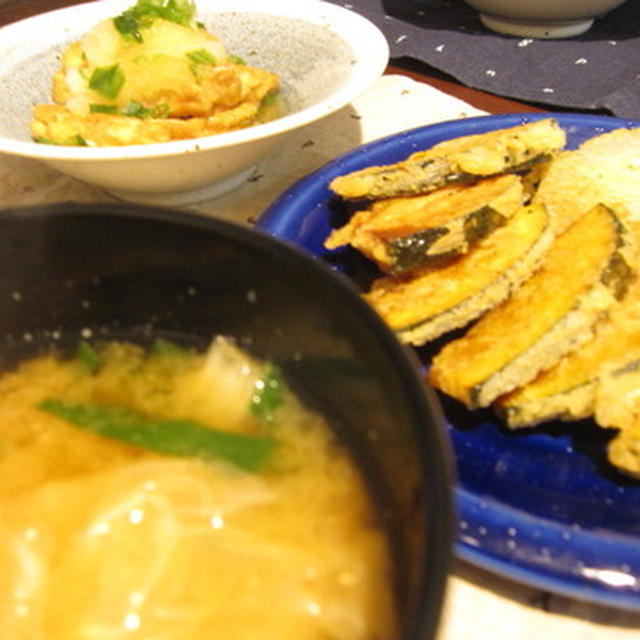 天ぷら、今日も汁まで使い切ります