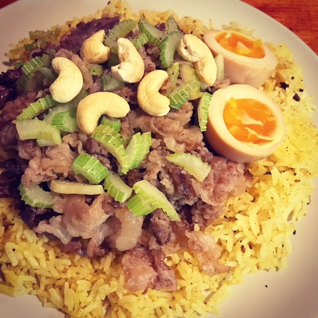 fried beef rice