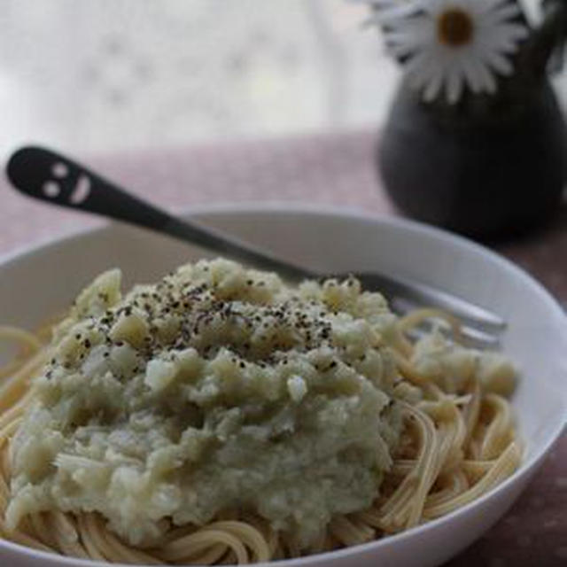 カリフラワーのあんかけパスタ