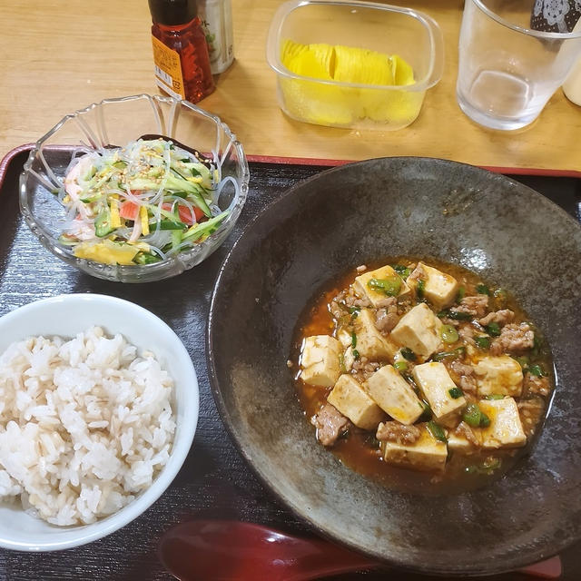おいしい”麻婆豆腐”でごきげん♪