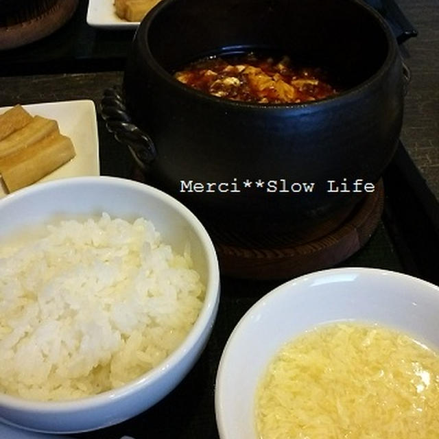 上品麻婆豆腐ランチとインドカレーディナー♪