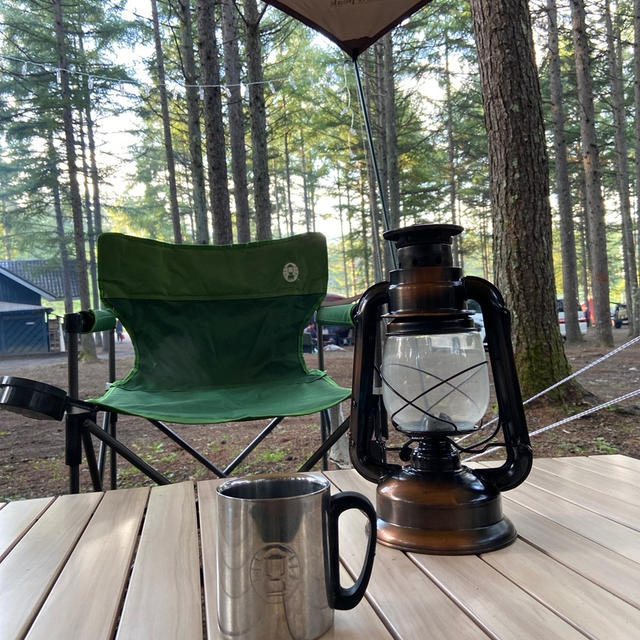 キャンプ2日目の朝