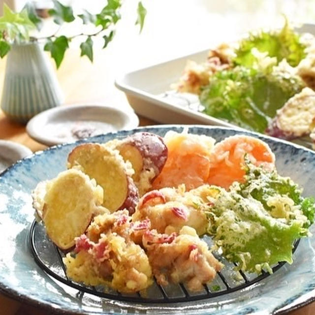 【料理リレー・レシピと動画あり】サックサク米粉天ぷら