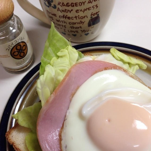 一人の朝ご飯