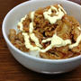 今日のお昼は「豚キムチマヨ丼」