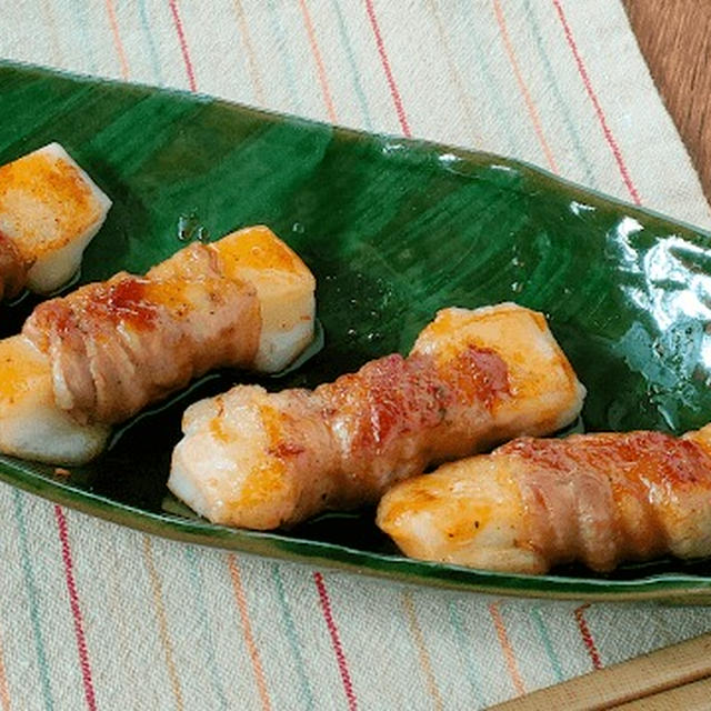 余った切り餅をアレンジ！焼肉味の肉巻きレシピ