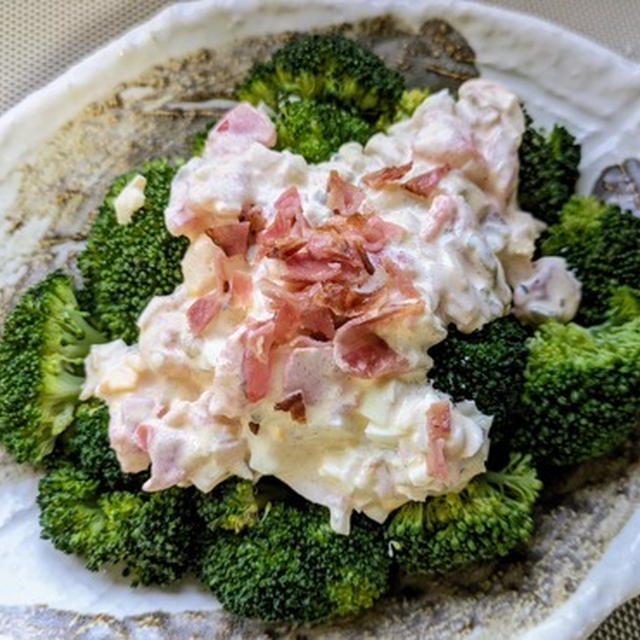 ブロッコリーのタルタルソース風かけサラダ～そろそろ食べさせて