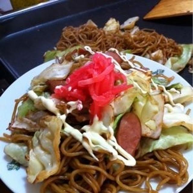 焼きそば(*^^*)