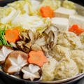 白だしで作るぷるぷるふわふわ鶏団子(鶏つくね)鍋のレシピ