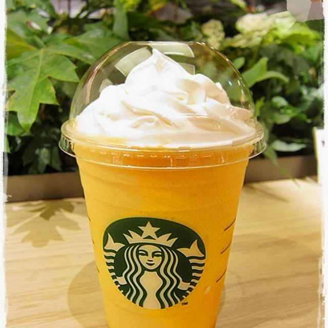 スタバで白桃フラペチーノ☆ドリンクチケットでカスタマイズ