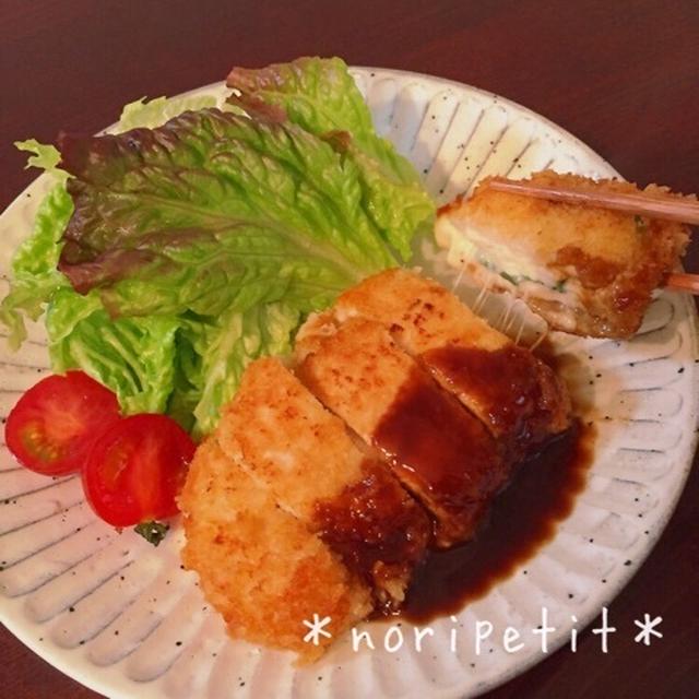 チーズでコクをプラス♡ささみ&豆腐のヘルシーカツ♡とiPad mini♪