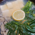 広島レモンの牡蠣豆腐