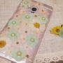 押し花×パールなスマホケース☆