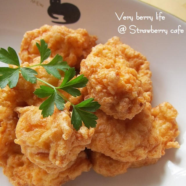 お豆腐入り！ふわふわチキンナゲット♪