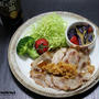新玉ねぎの香味ソースで！豚肩ロースソテー