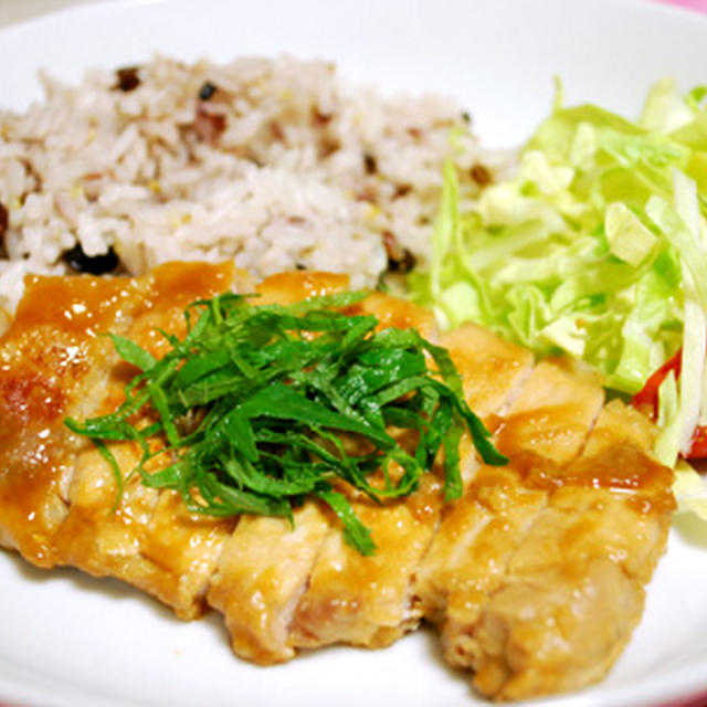 豚肉の生姜味噌漬けとよいよい。