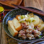 レンジで出来ちゃう！＊大根と絹厚揚げと豚バラの煮物＊