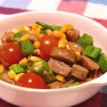 夏野菜とソーセージのチリ炒め～スパイス大使