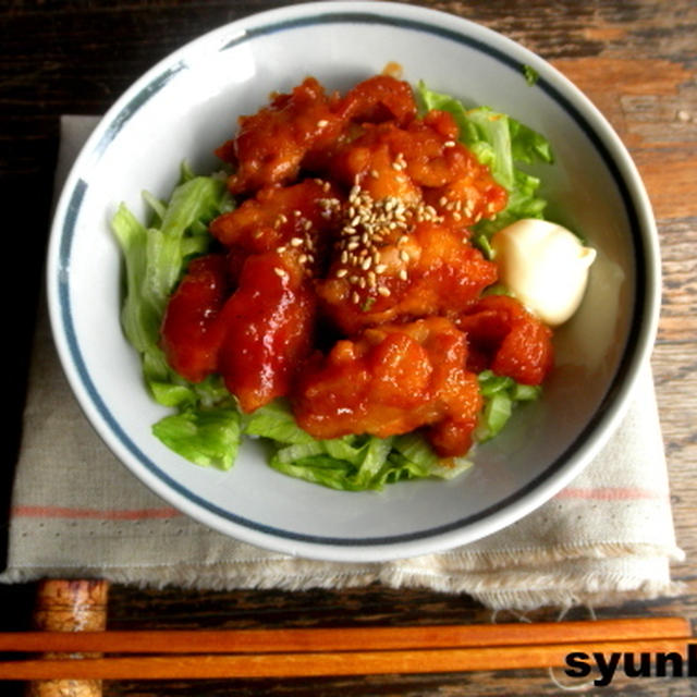 簡単 カフェごはん 鶏のチリソースマヨ丼 By 山本ゆりさん レシピブログ 料理ブログのレシピ満載